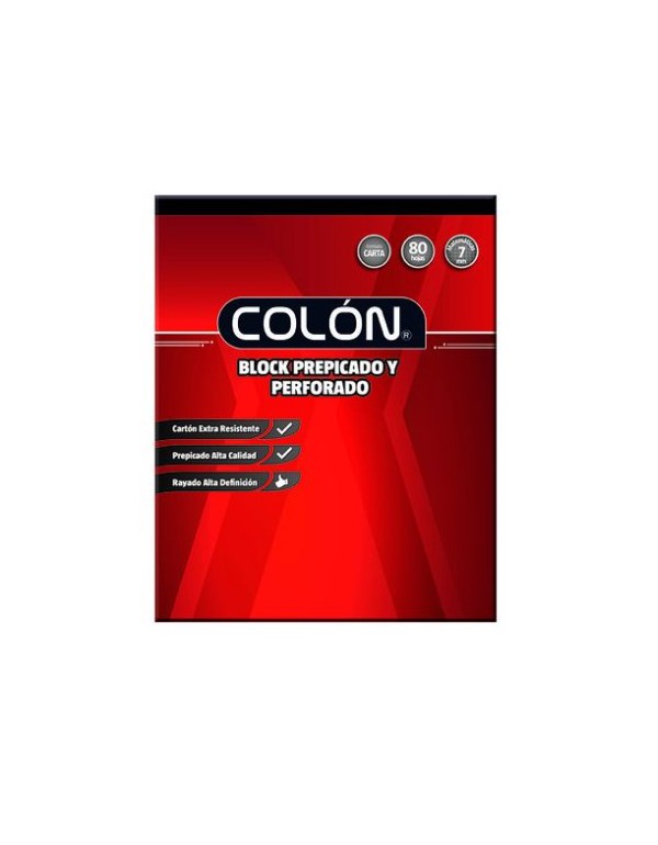 Block Colon Carta Mat. 7mm  BC-32/80 11653 122184 | DColon