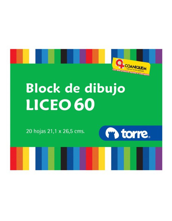 Block Dibujo Torre Imagia Liceo 20H 17871 | DColon