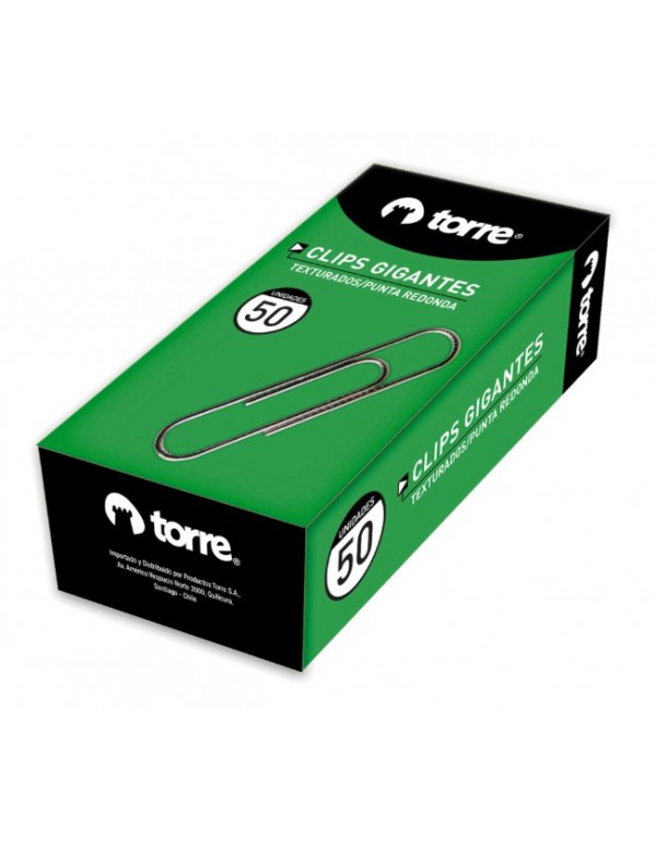 Caja Clips Torre N50 Gigante 50mm 11718 | DColon