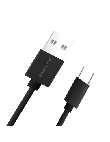 Cable de Carga USB Tipo C Negro 2mt Bestlink BL-CH06002B | DColon