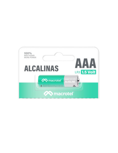 Pila Macrotel Alcalina AAA 1.5Volt MW-ALK5AAAP | DColon